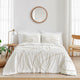Boho Tufted Swirl Collection Queen Duvet Cover Bedding Set