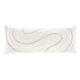 Boho Tufted Swirl Collection Full Length Body Pillow Cover