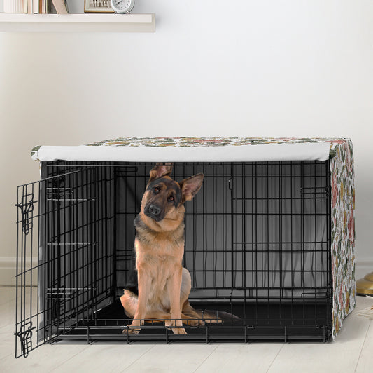 Vintage Floral Collection Dog Crate Kennel Cover 48in.