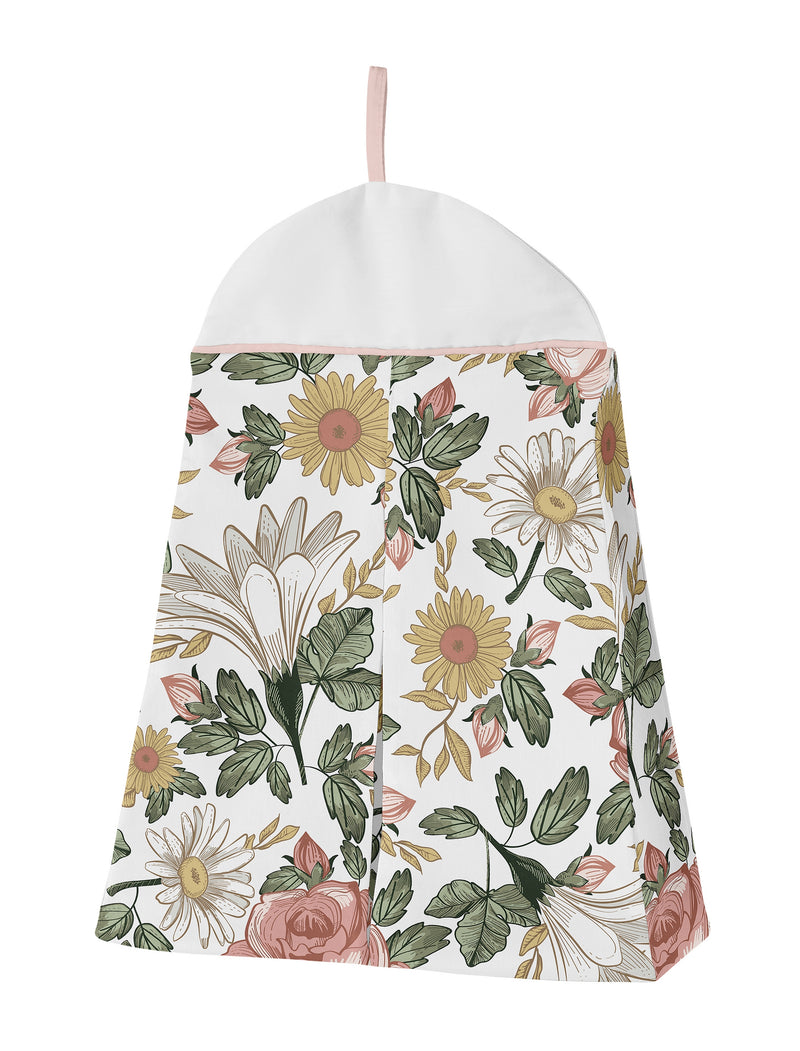 Vintage Floral Collection Sweet Jojo Designs 6 Piece Crib Bedding + BreathableBaby Breathable Mesh Liner