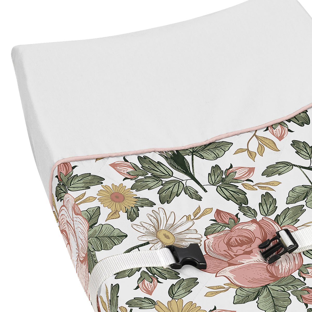 Vintage Floral Collection Changing Pad Cover