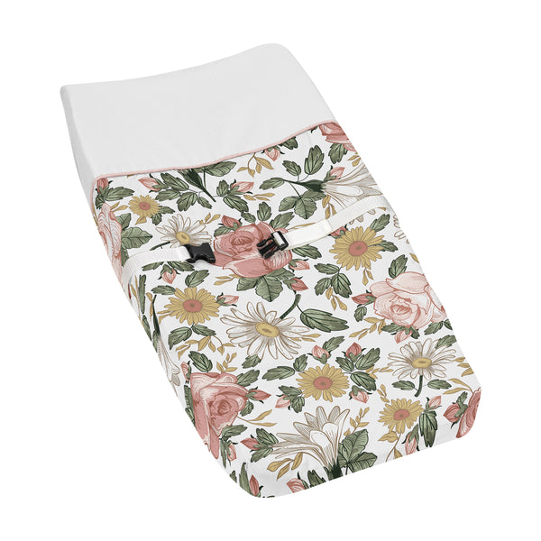 Vintage Floral Collection Changing Pad Cover
