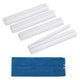 (18in.) White Wooden Mahjong Racks with Pushers & Travel Bag - Set of 4