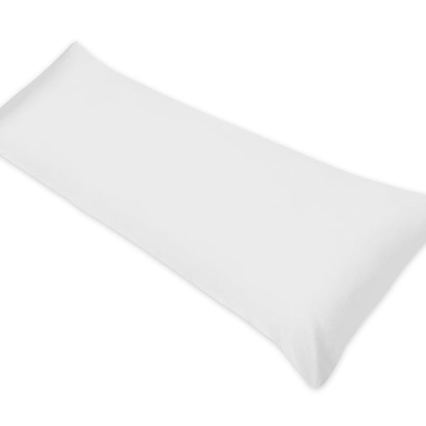 Bohemian White Collection Full Length Body Pillow Cover
