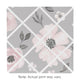 Watercolor Floral Grey Collection Fabric Memo Board