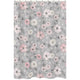 Watercolor Floral Grey Collection Shower Curtain