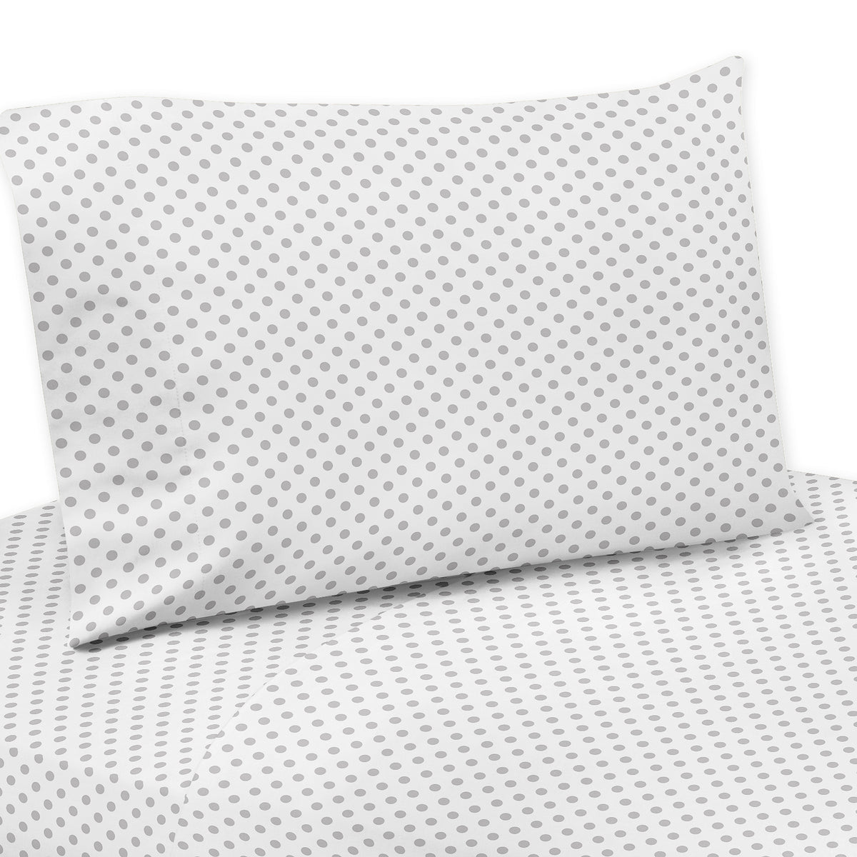 Watercolor Floral Grey Collection Toddler Bedding