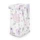 Watercolor Floral Lavender And Grey Collection Laundry Hamper with Handles