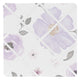 Watercolor Floral Lavender and Grey Collection Fabric Memo Board