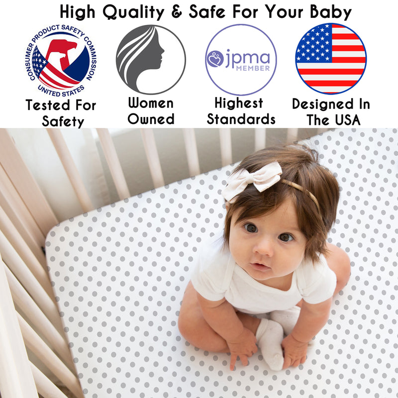 Watercolor Floral Pink and Grey Collection Sweet Jojo Designs 6 Piece Crib Bedding + BreathableBaby Breathable Mesh Liner