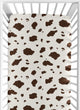 Western Cowgirl Collection Crib Sheet - Cow Print
