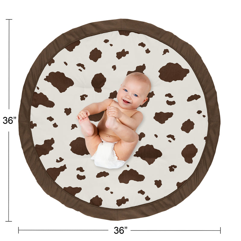 Western Cowgirl Collection Playmat - Cow Print