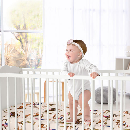 Western Cowgirl Collection Crib Sheet