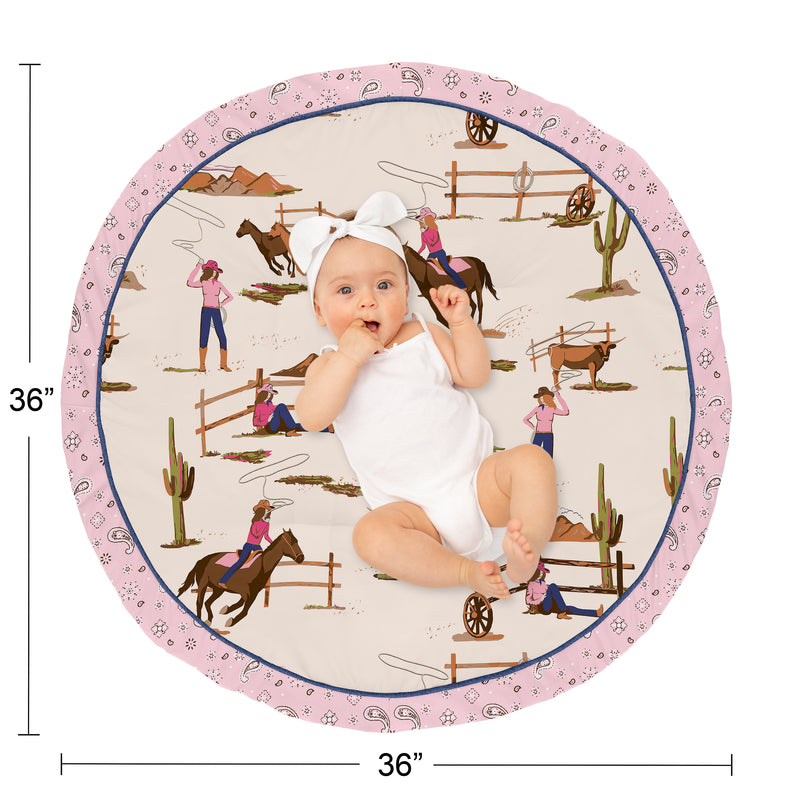 Western Cowgirl Collection Playmat