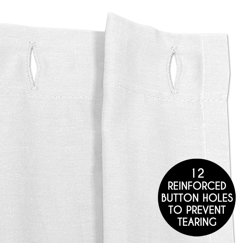 Marble Black and White Collection Shower Curtain