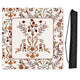 Boho Floral Wildflower Rust Orange and Ivory Collection Mahjong Mat for Table - Shipped Rolled