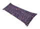 Boho Floral Wildflower Plum Purple Collection Full Length Body Pillow Cover