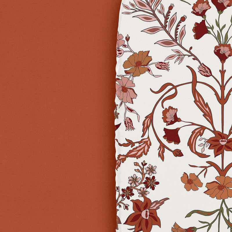 Boho Floral Wildflower Collection 2 Pack Baby Bassinet Fitted Sheets