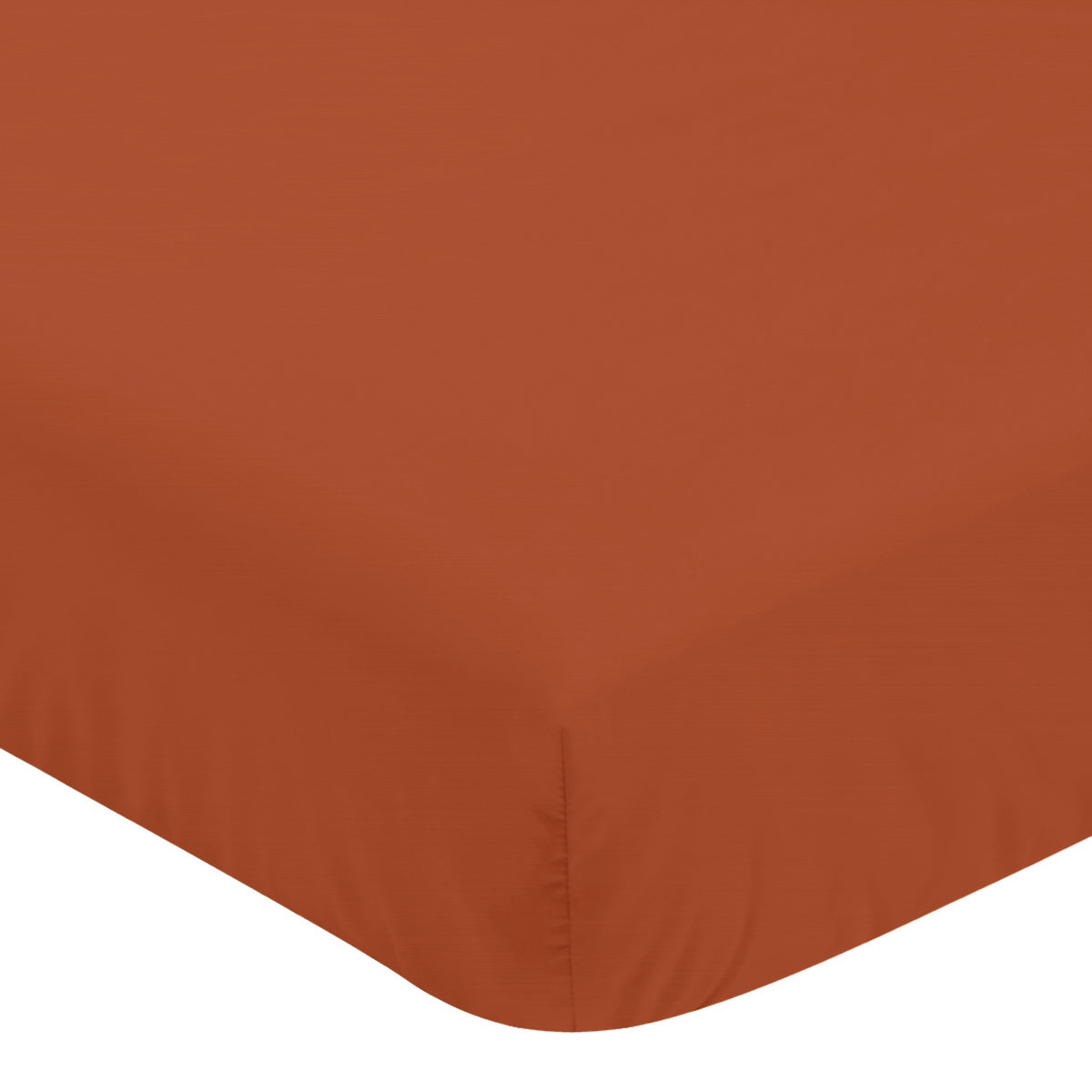 Boho Floral Wildflower Rust Orange and Ivory Collection 4 Piece Crib Bedding