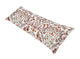 Boho Floral Wildflower Rust Orange and Ivory Collection Full Length Body Pillow Cover