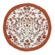 Boho Floral Wildflower Rust Orange and Ivory Collection Playmat