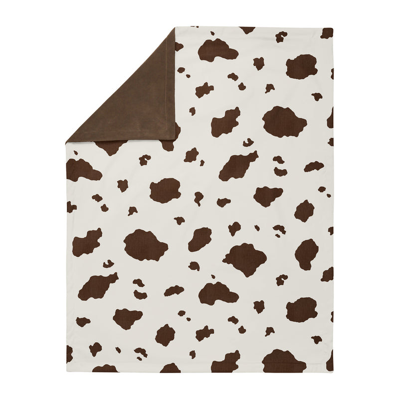 Wild West Collection Baby Blanket - Cow Print