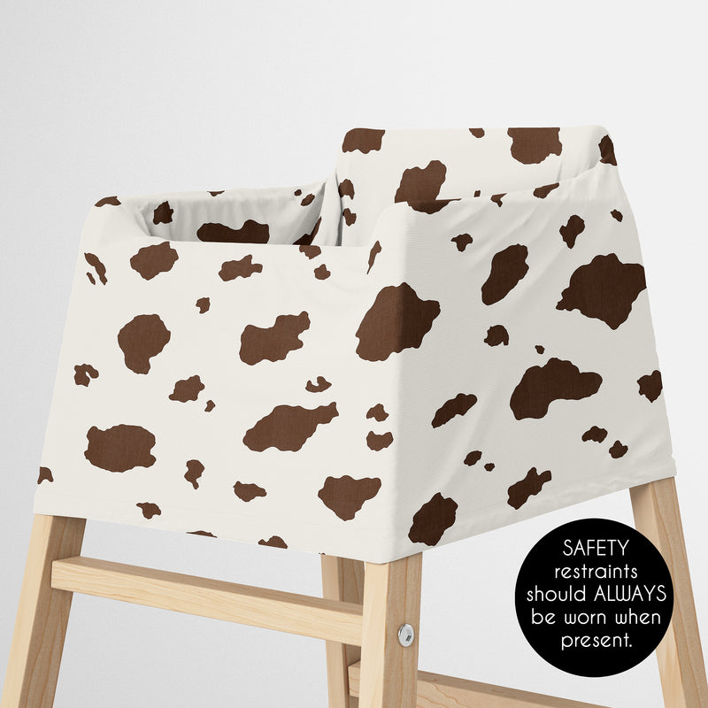 Wild West Collection Multi Use Baby Car Seat and Nursing Cover - Cow Print