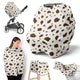 Wild West Collection Multi Use Baby Car Seat and Nursing Cover - Cow Print