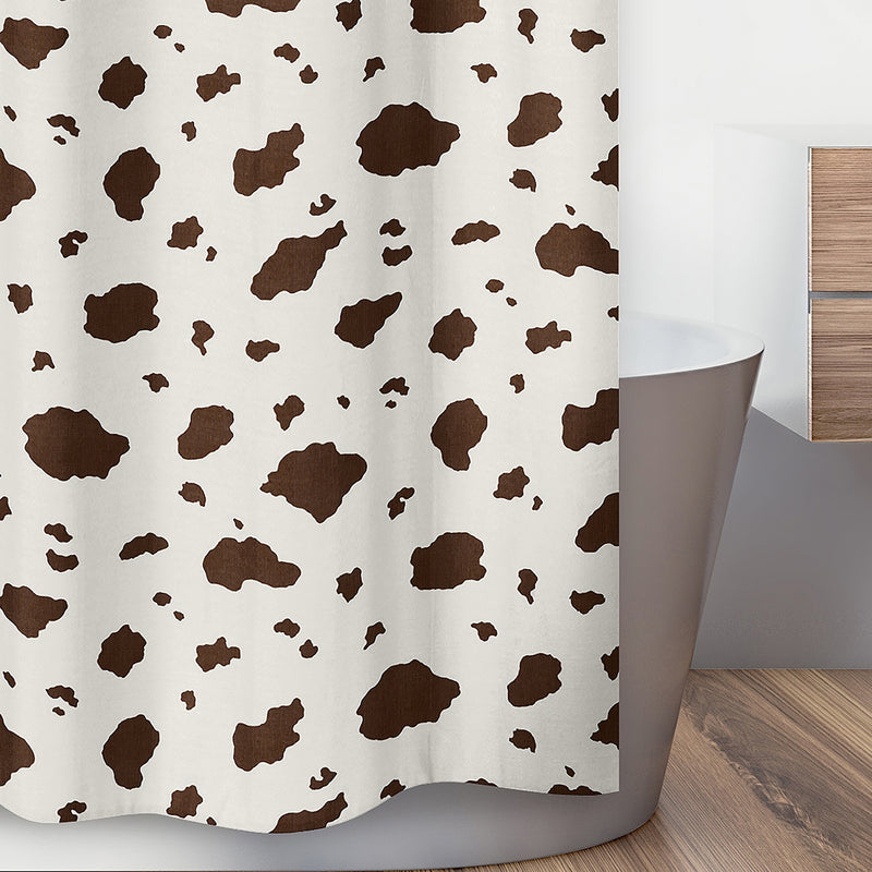 Wild West Cowboy Collection Shower Curtain - Cow Print