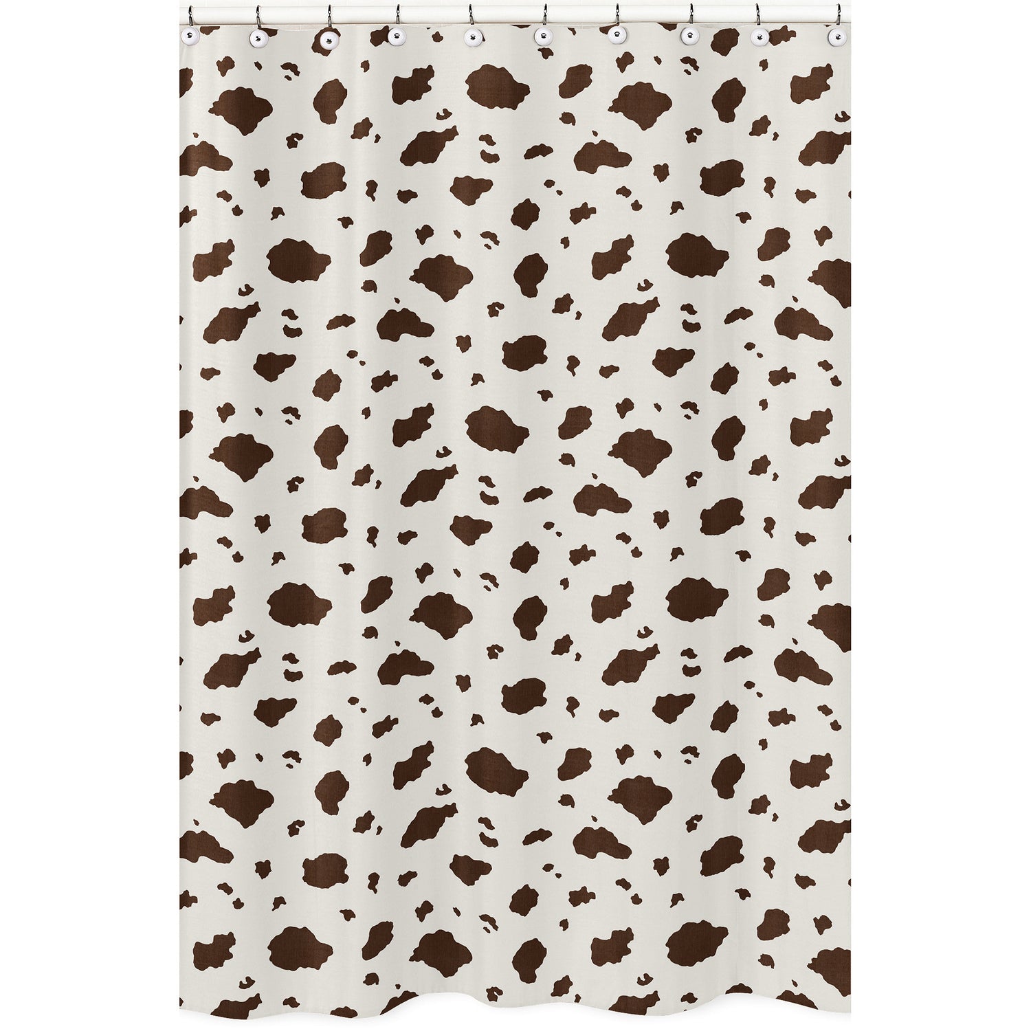 Wild West Cowboy Collection Shower Curtain - Cow Print