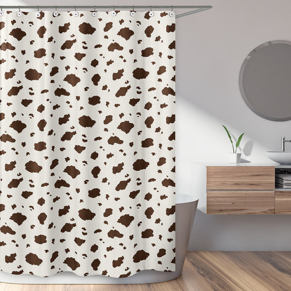 Wild West Cowboy Collection Shower Curtain - Cow Print alternate view