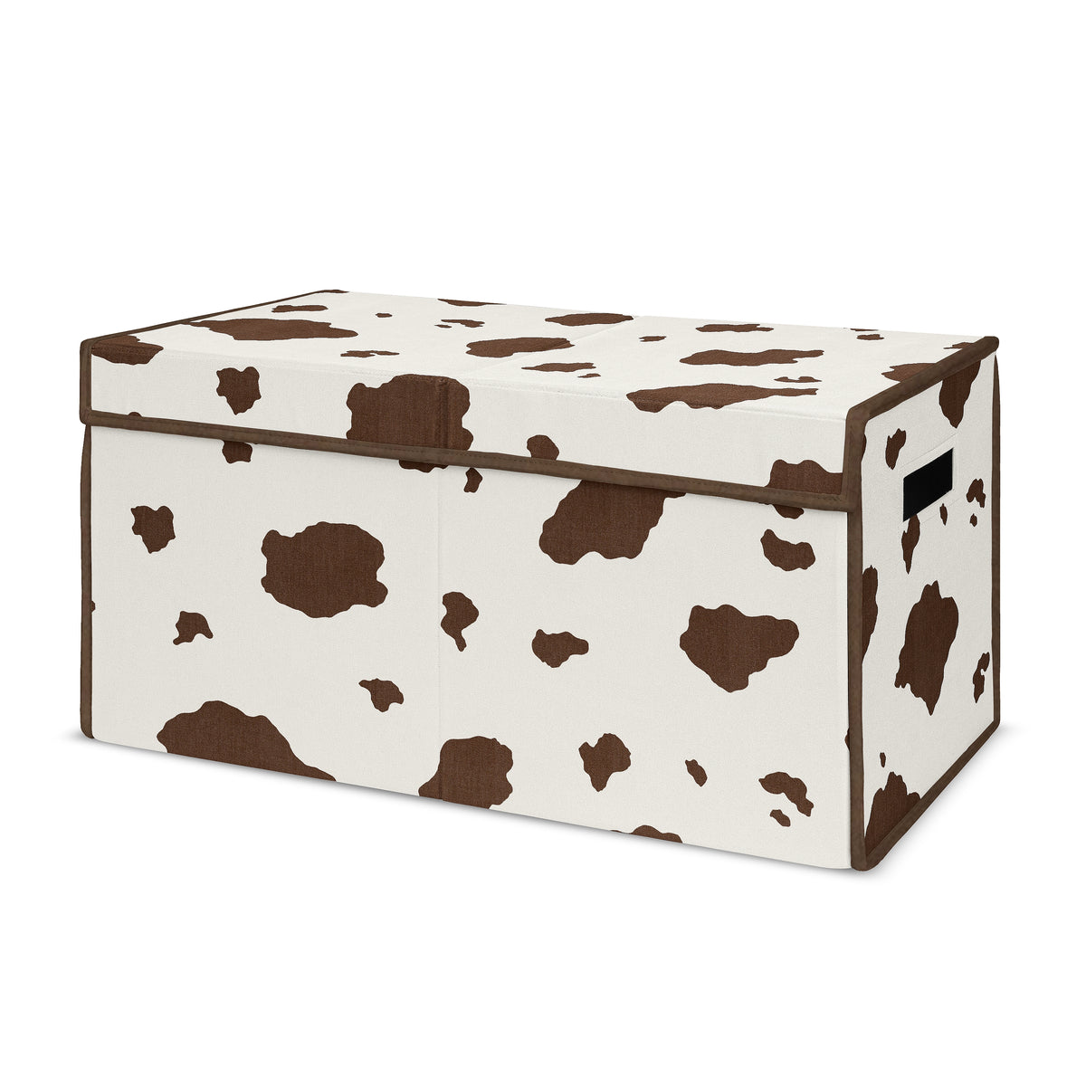 Wild West Cowboy Collection Cow Print Fabric Toy Bin Storage