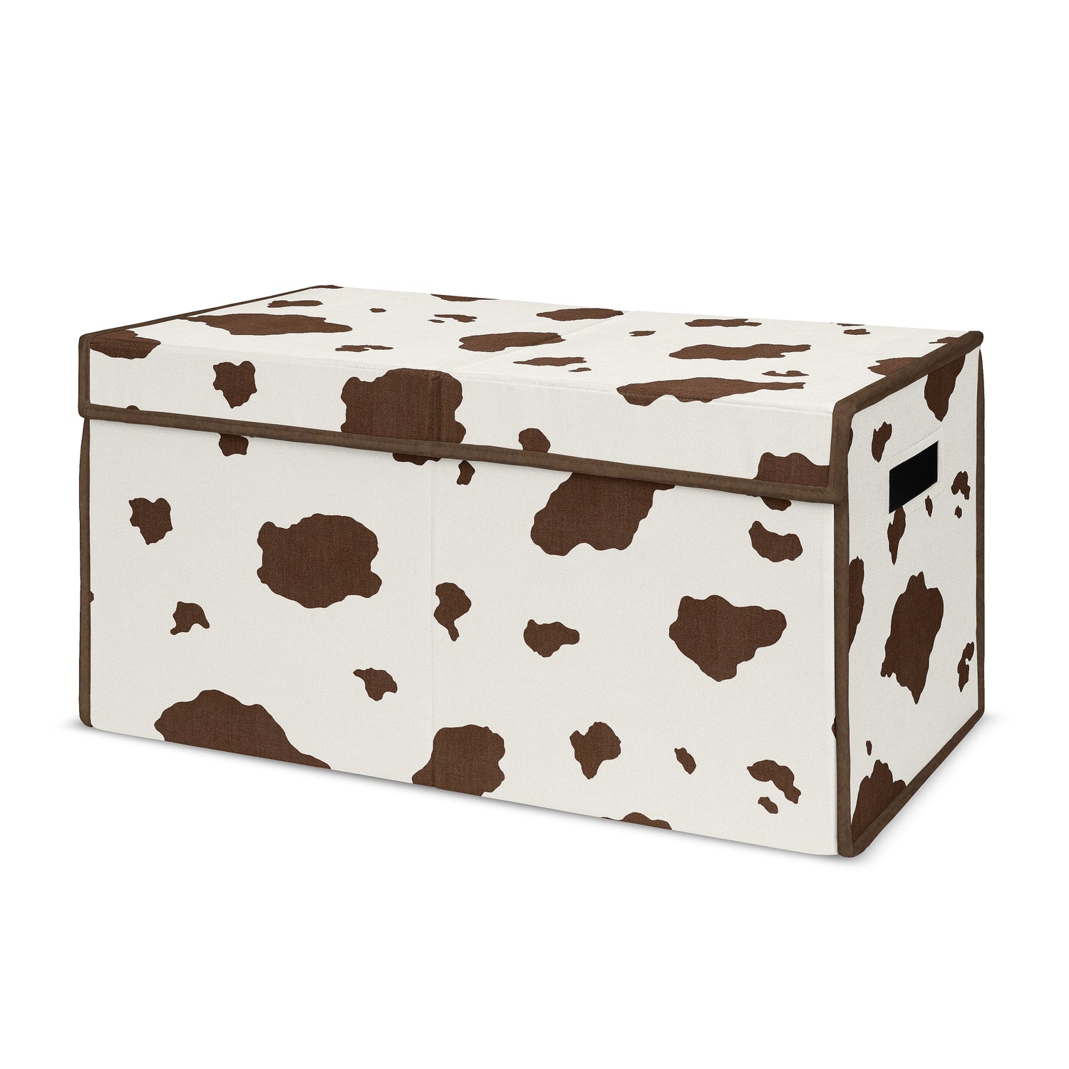 Wild West Cowboy Collection Cow Print Fabric Toy Bin Storage