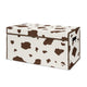 Wild West Cowboy Collection Cow Print Fabric Toy Bin Storage