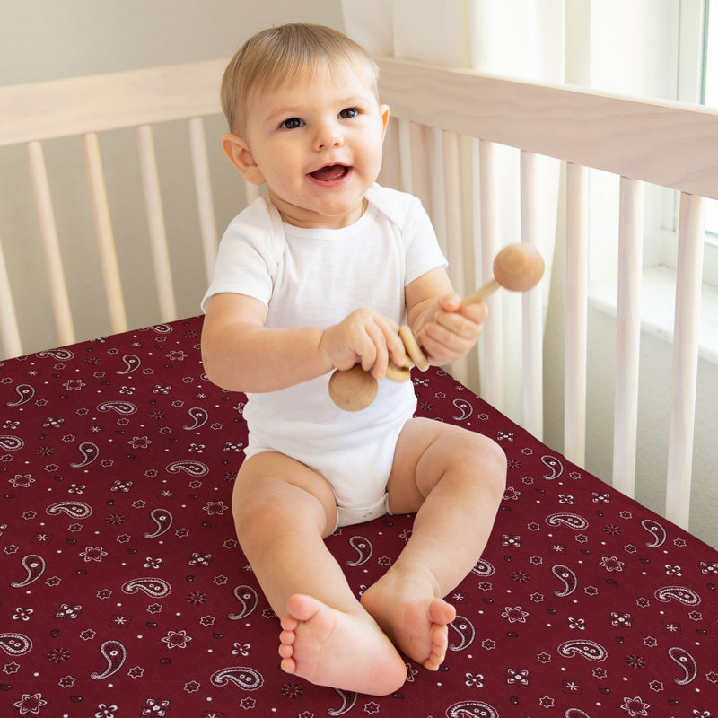 Wild West Cowboy Collection 3 Pack Crib Sheets