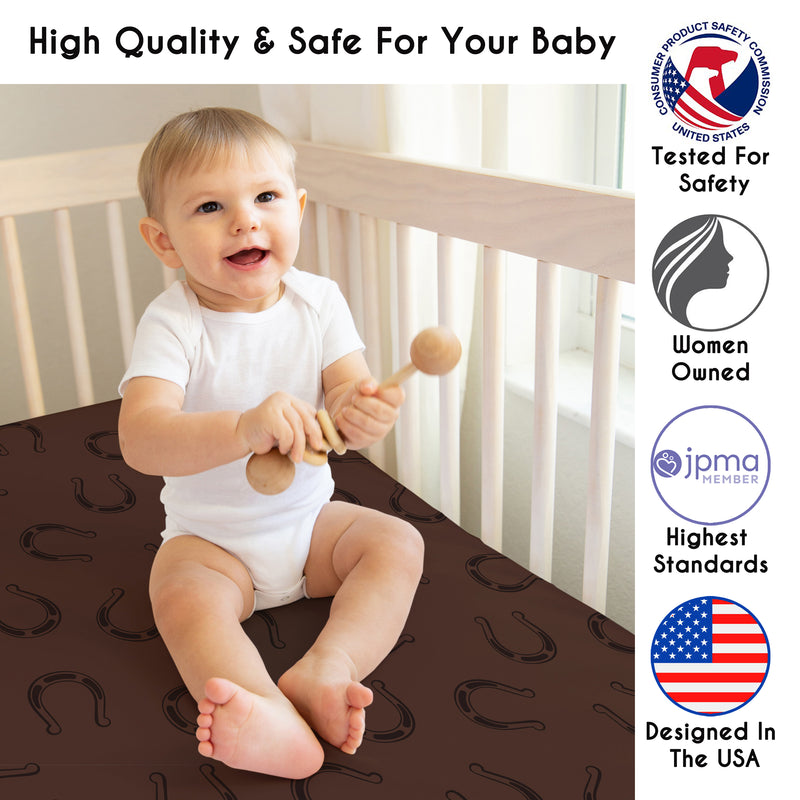 Wild West Cowboy 4 Piece Crib Bedding