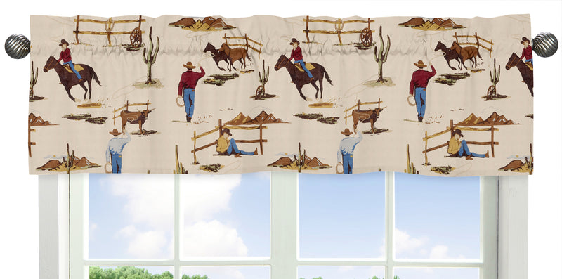 Wild West Cowboy Collection Window Valance