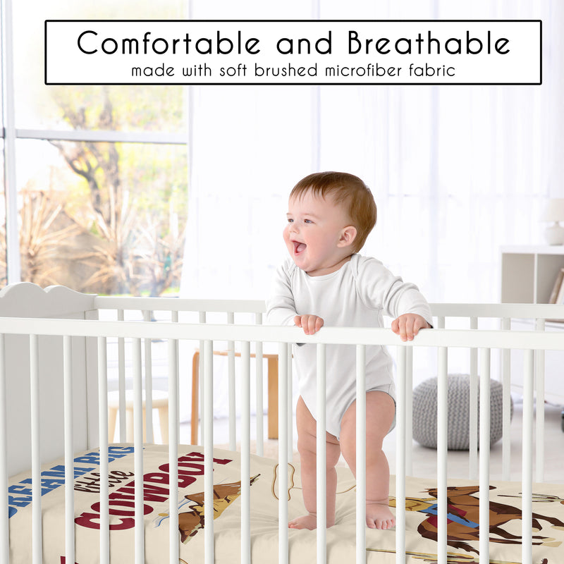 Wild West Cowboy Collection Photo Op Crib Sheet