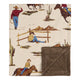 Wild West Cowboy Collection Baby Blanket