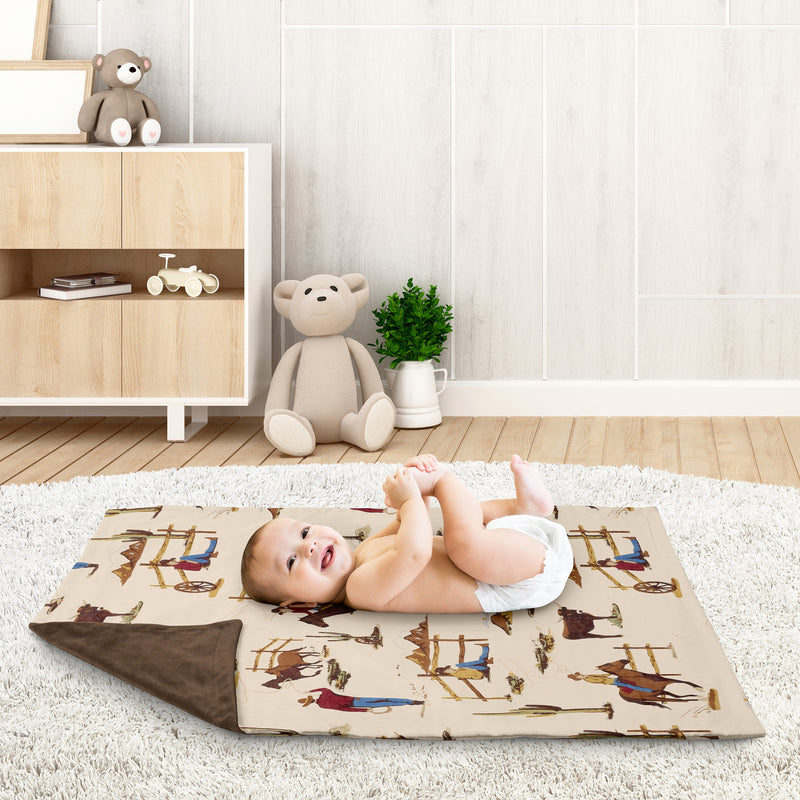 Wild West Cowboy Collection Baby Blanket