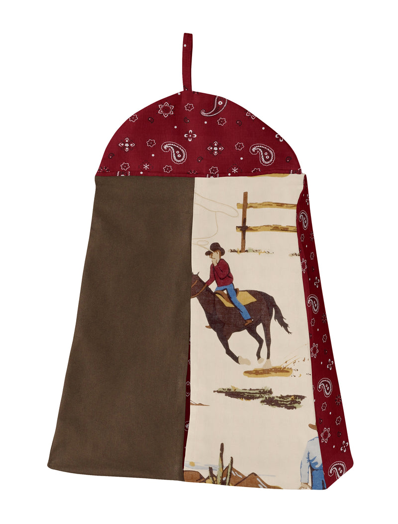 Wild West Cowboy Collection Sweet Jojo Designs 6 Piece Crib Bedding + BreathableBaby Breathable Mesh Liner  - Cow Print