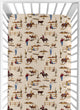 Wild West Collection Jersey Knit Crib Sheet