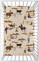 Wild West Collection Mini Crib Sheet