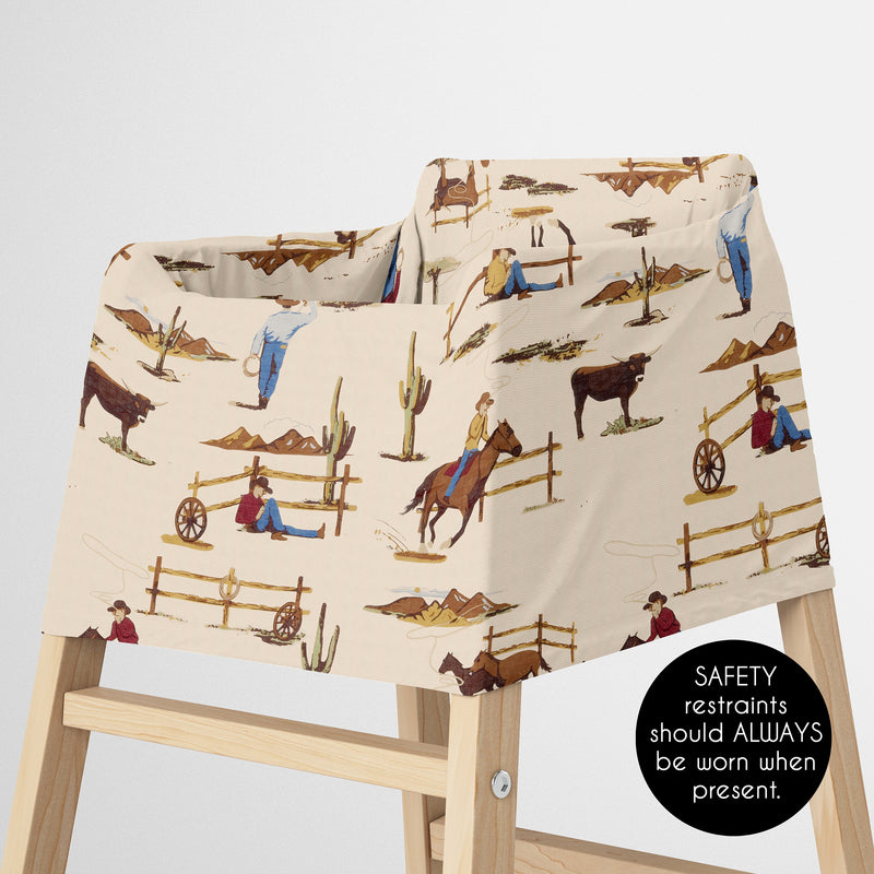 Wild West Collection Multi Use Baby Car Seat and Nursing Cover