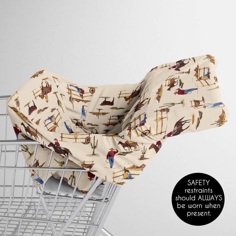 Wild West Collection Multi Use Baby Car Seat and Nursing Cover