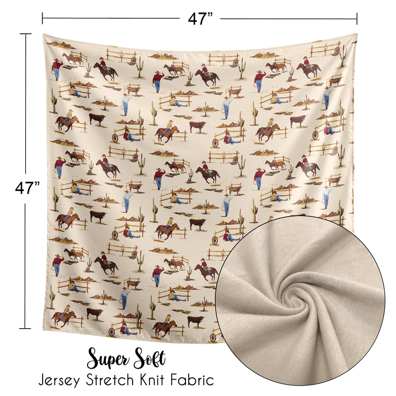 Wild West Collection Baby Swaddle Blanket