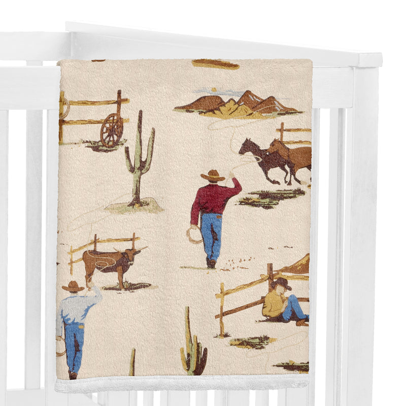 Wild West Cowboy Collection Toddler Blanket Baby Swaddle