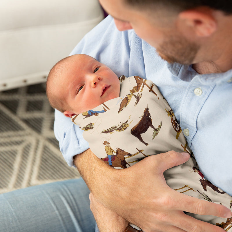 Wild West Collection Baby Swaddle Blanket