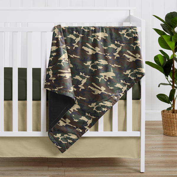 Woodland Camo Collection Baby Blanket alternate view