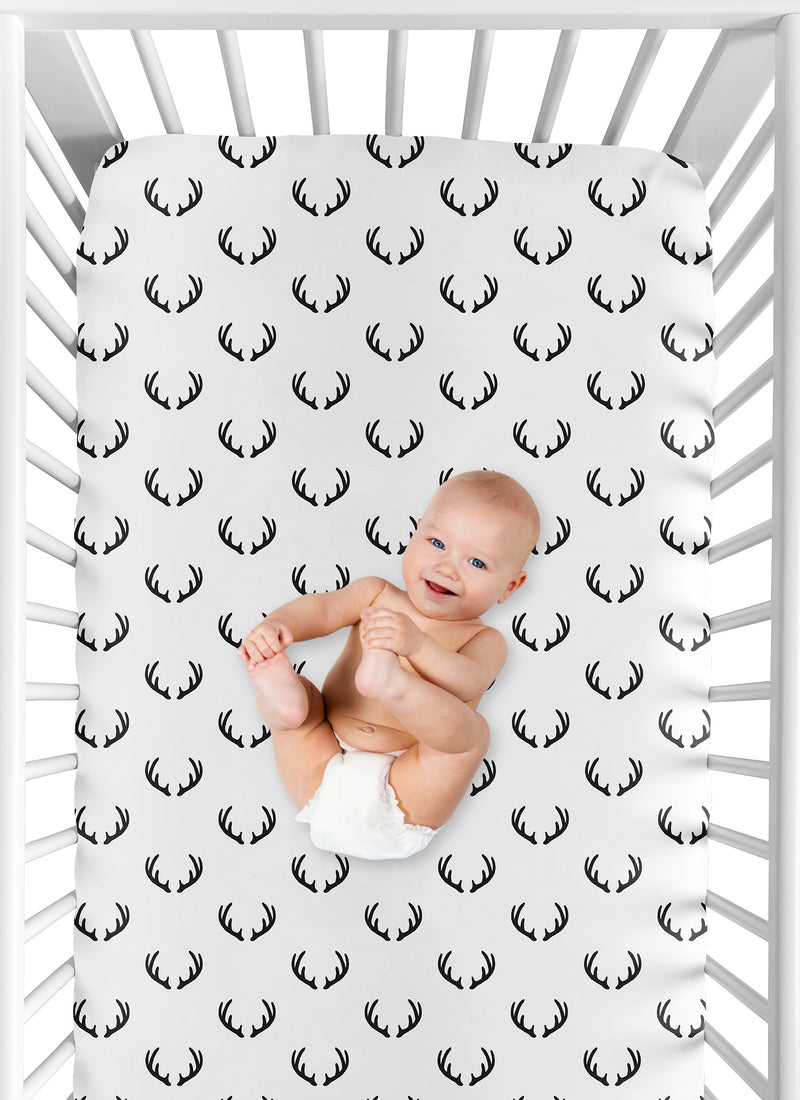 Woodland Camo Collection Crib Sheet - Deer Print